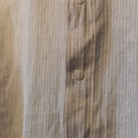 GIORGIO ARMANI - Thin zigzag print snap buttons shirt- Sz 40 (15.75) - Picture 7 of 13